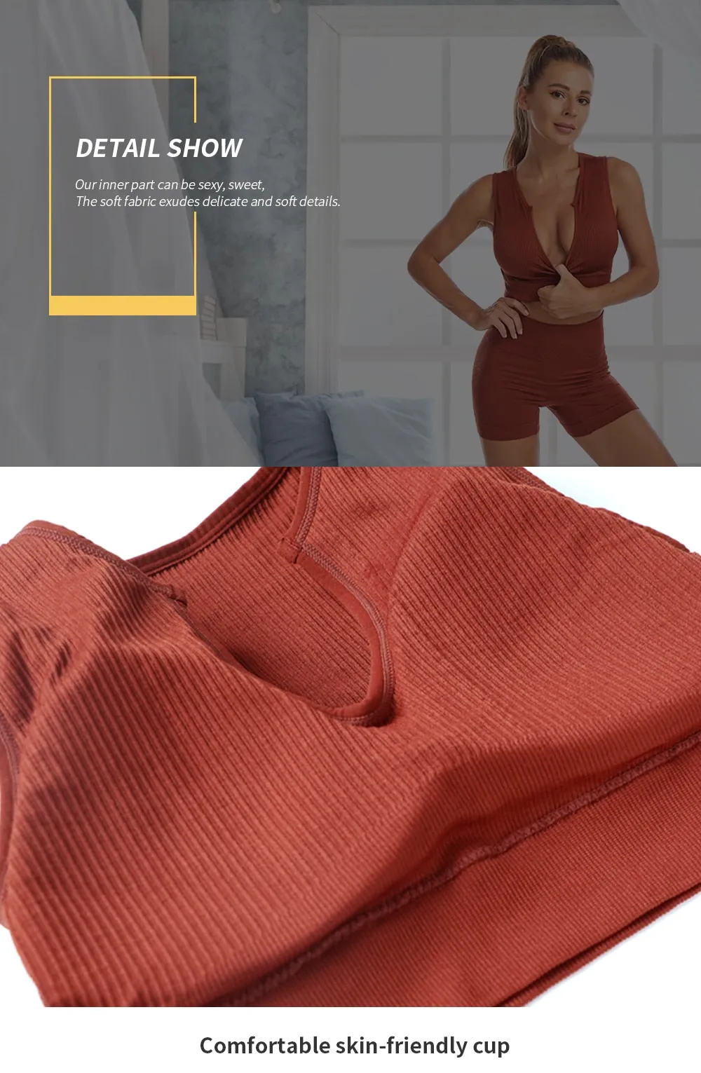 2 Piece Yoga Set Gym Set Workout Seamless Leggings Sports Bra Suit Female Clothing High Waist Shorts Set