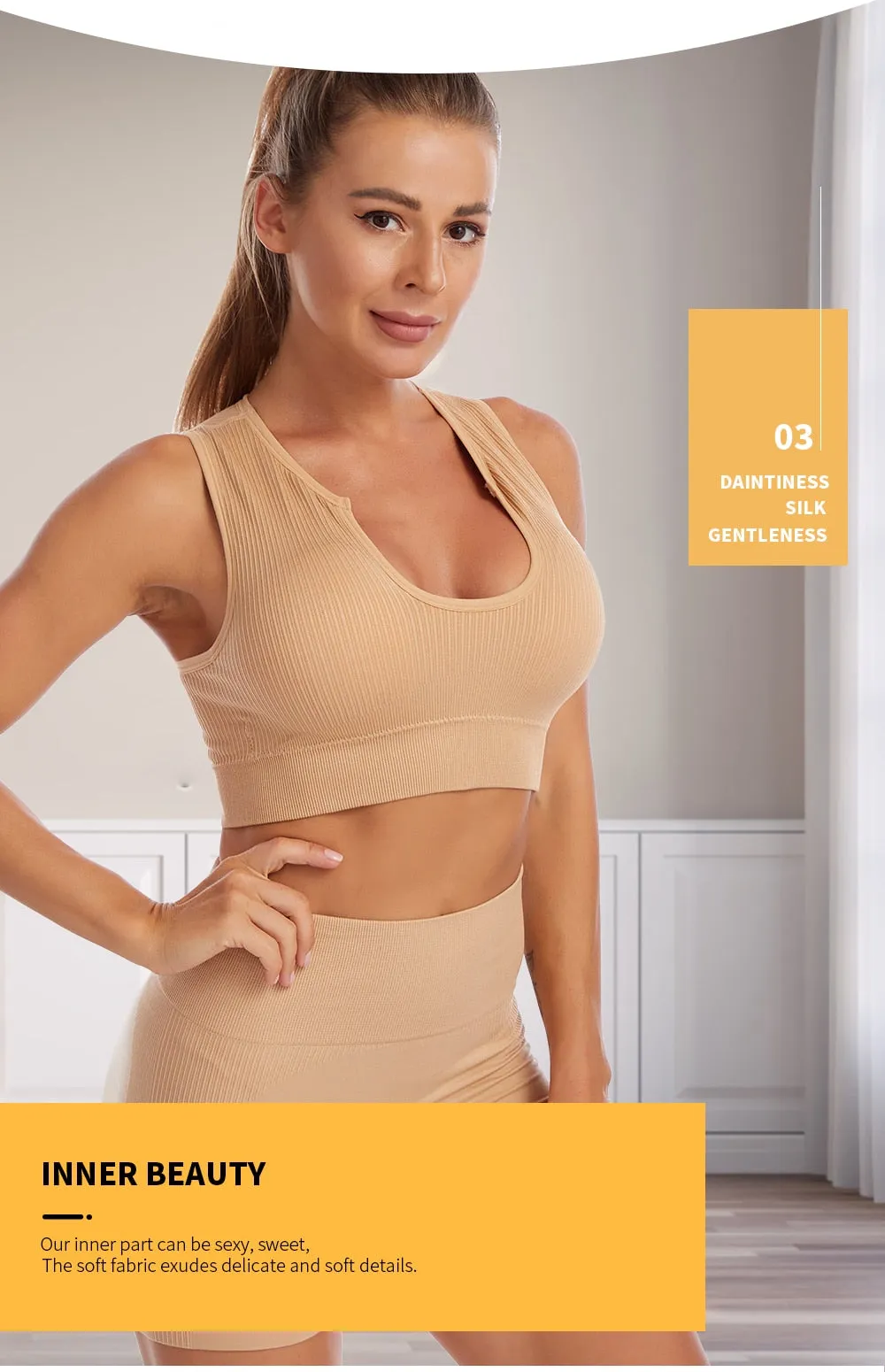 2 Piece Yoga Set Gym Set Workout Seamless Leggings Sports Bra Suit Female Clothing High Waist Shorts Set