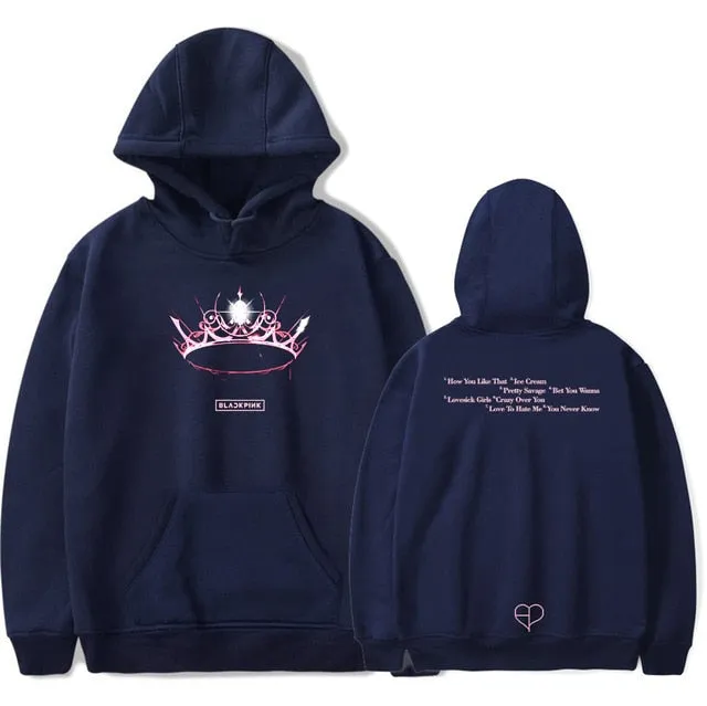Black Pink 2020 New Crown Hoodie