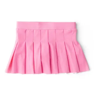 Hot Pink Pleated Active Skirt