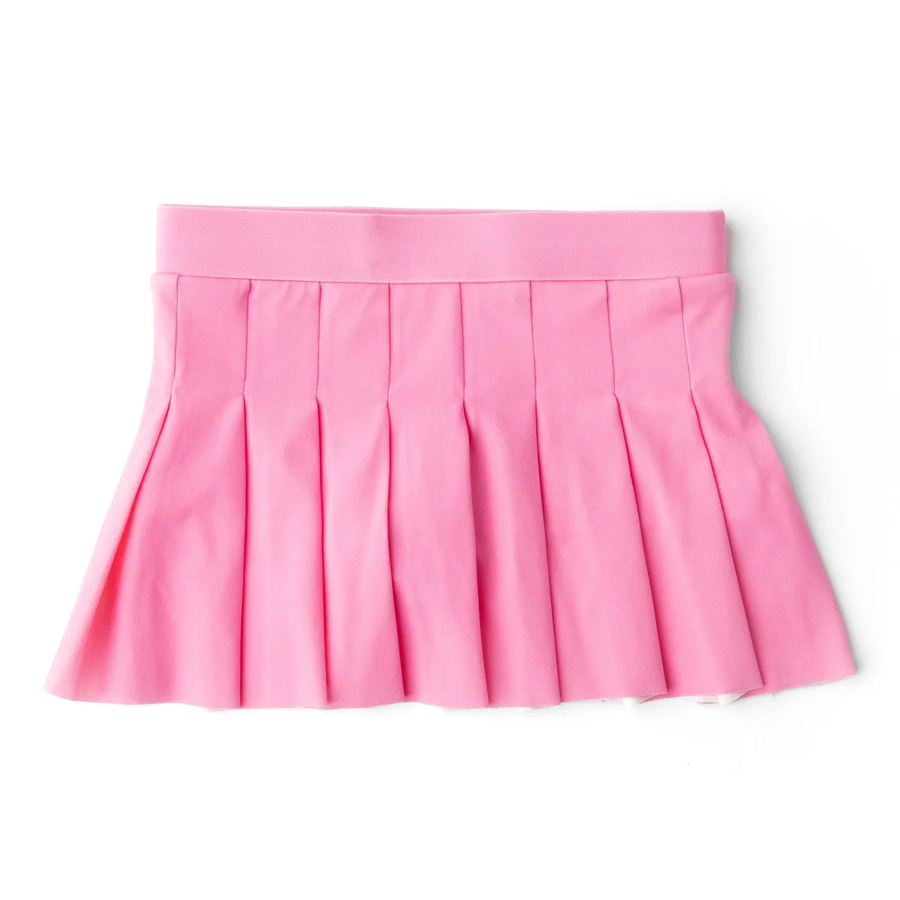 Hot Pink Pleated Active Skirt