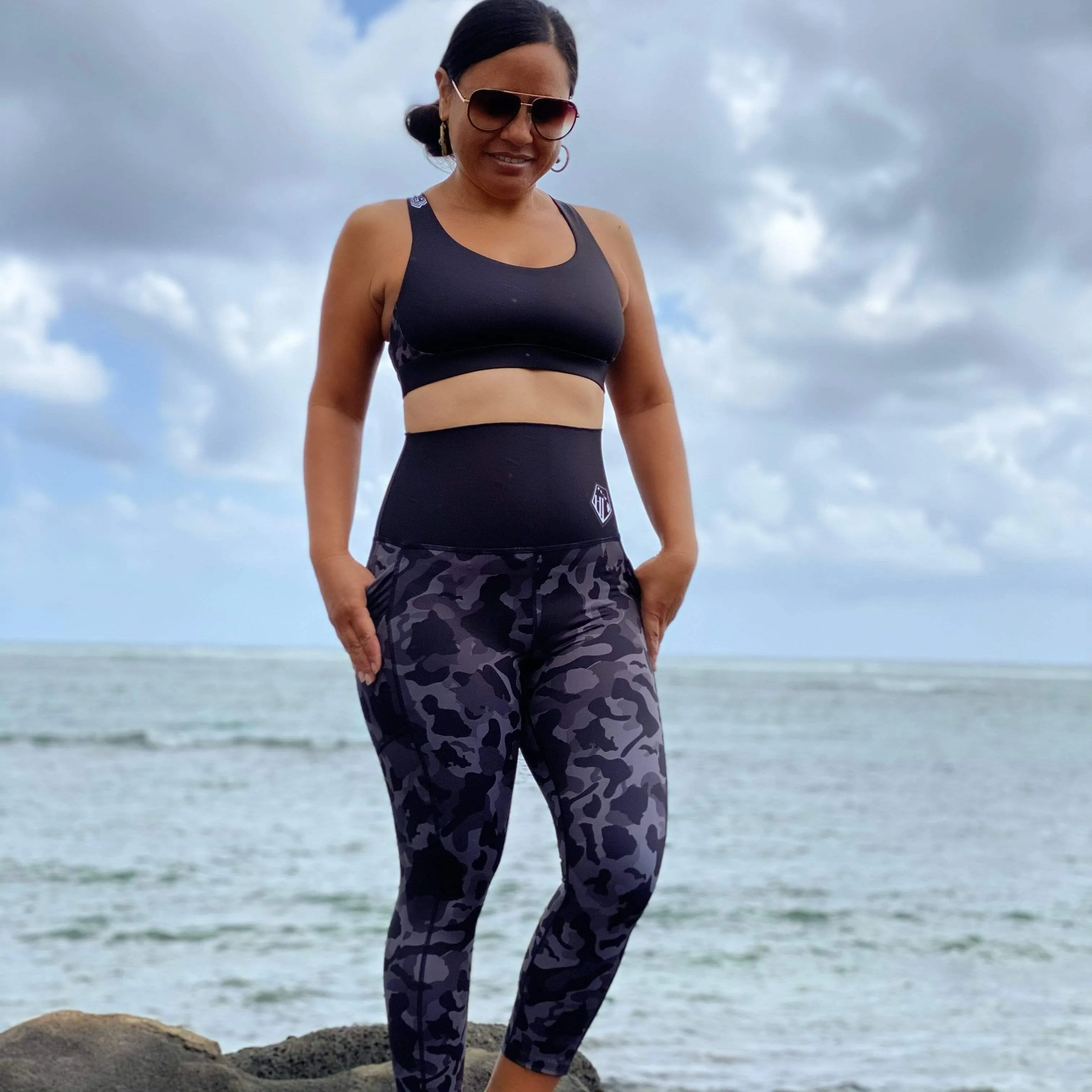 KUOKOA LEGGING GREY CAMO
