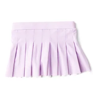 Purple Pleated Active Skirt