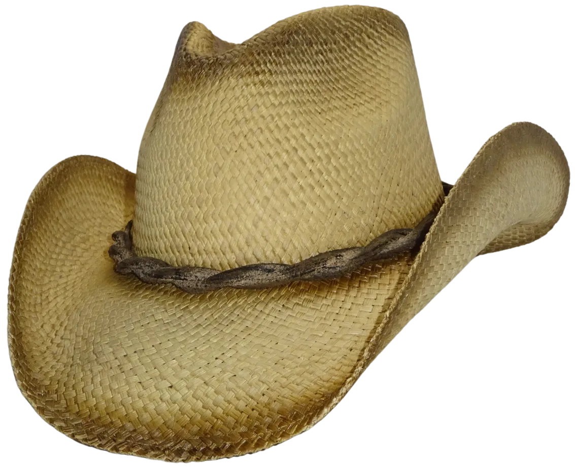 Straw Cowboy Hat TWISTED ROPE by Austin