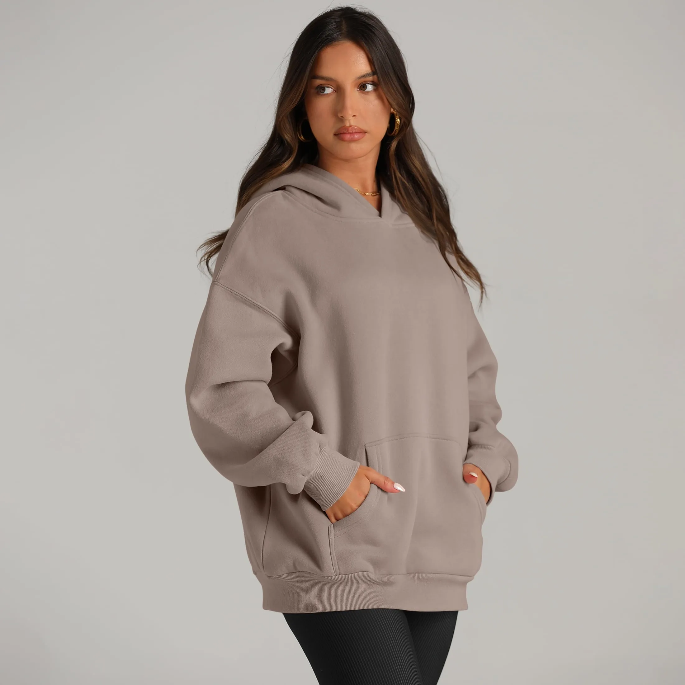 SUNBS Oversized Hoodies for Women Fall Fashion Sweatshirts Pullover Womens Clothes with Pocket