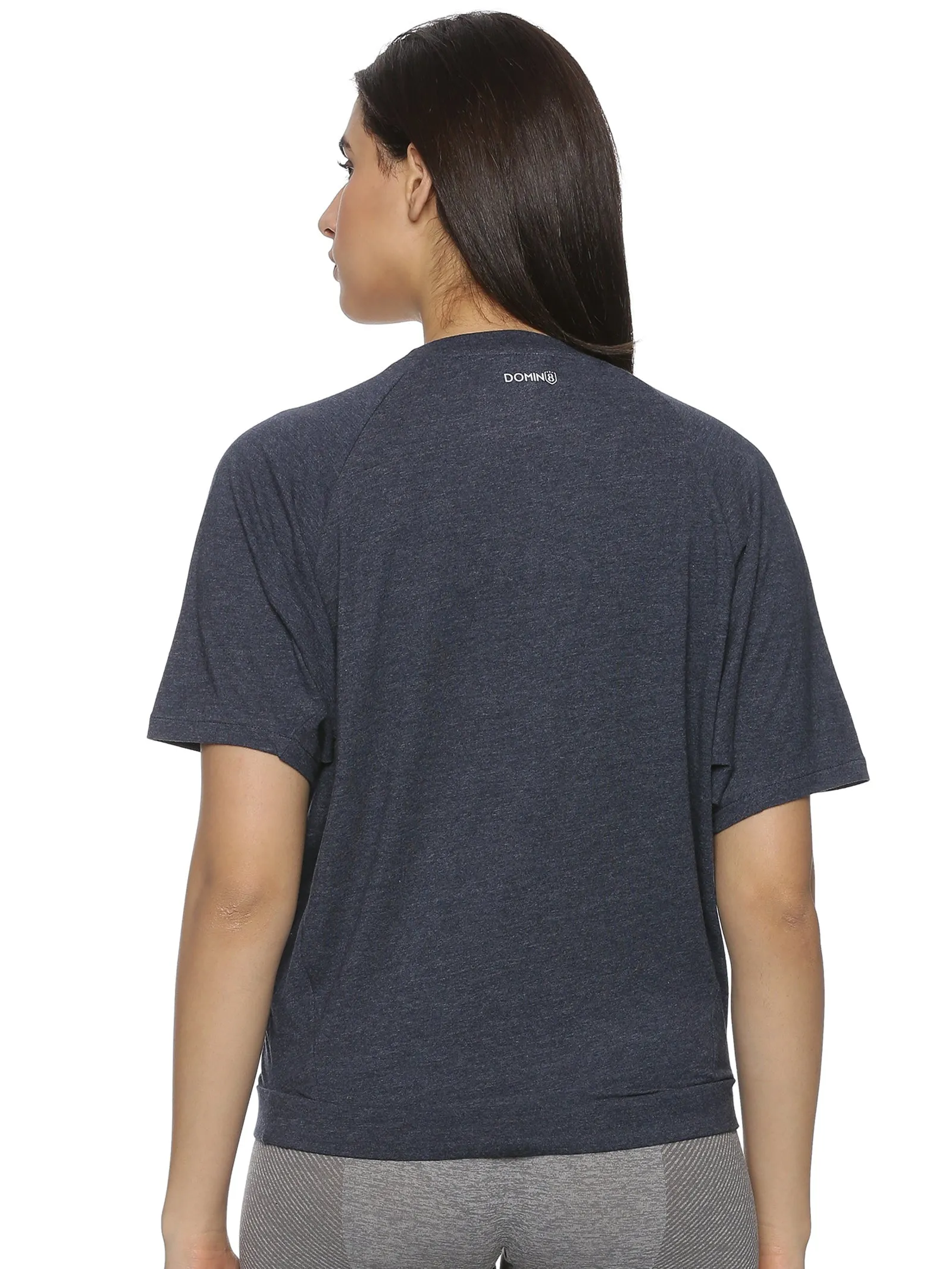 Women UPF Sun Protection Eco Friendly Yoga Top With Batwing Sleeve